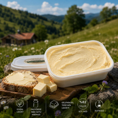 Doğal Tereyağı  Tuzsuz (Net950gr)