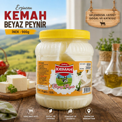 Erzincan Kemah Beyaz Peynir Net900g