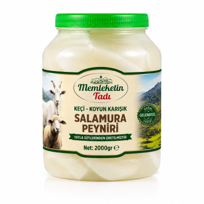 Keçi-Koyun Karışık Salamura Peyniri