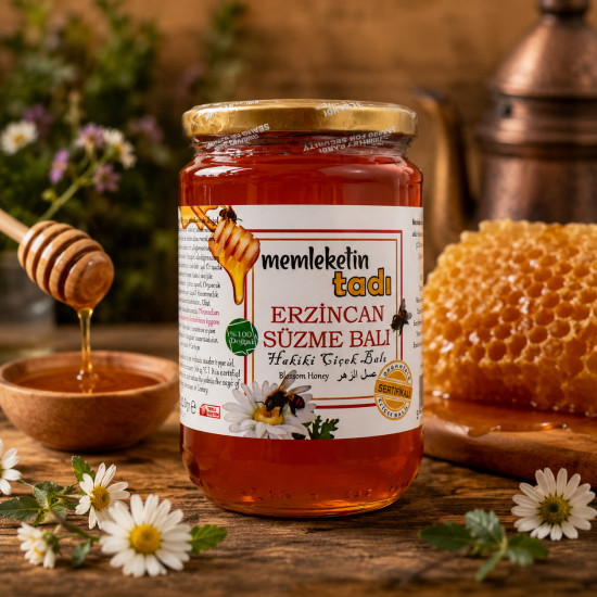 Organik Sertifikalı Erzincan Süzme Bal